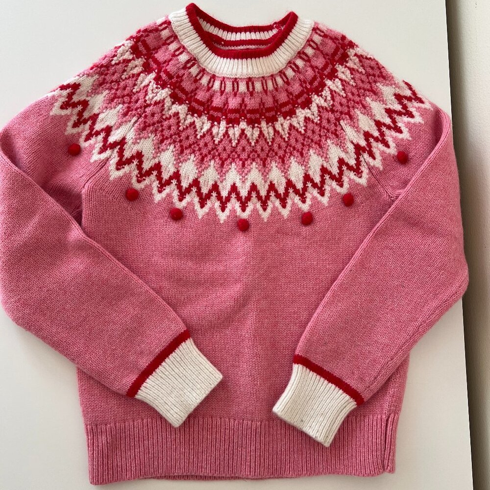 Mini Boden Fair Isle Sweater | Size 5-6T